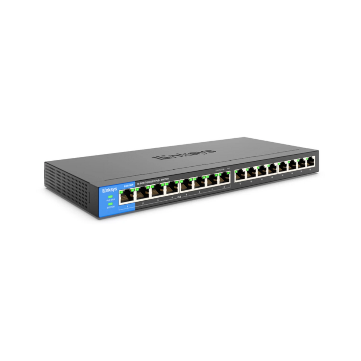 Linksys 16 Port Gigabit 8 PoE Switch