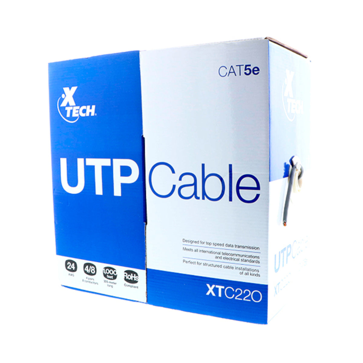 Xtech UTP Cat5E Box 1000Ft. XTC-220