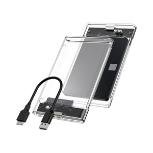 JEYI SATA3 Clear Case Enclosure USB-C