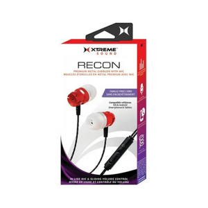 RECON 3.5mm Earbuds Red