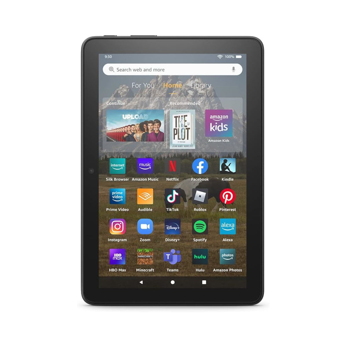 Amazon Fire HD 8 2022 (8″) — 64 GB · Black