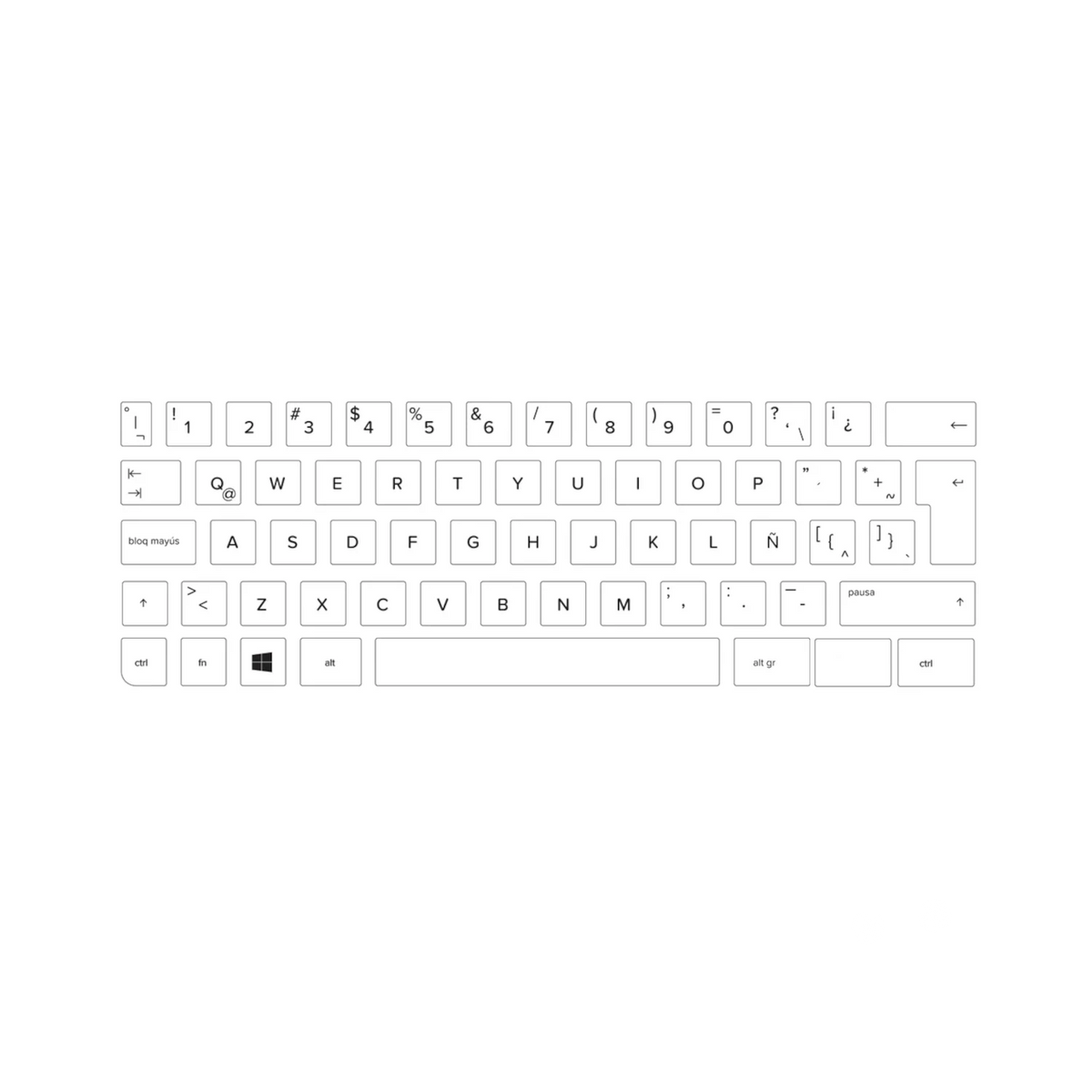 HP 225 Wired Keyboard and Mouse Set — Spanish