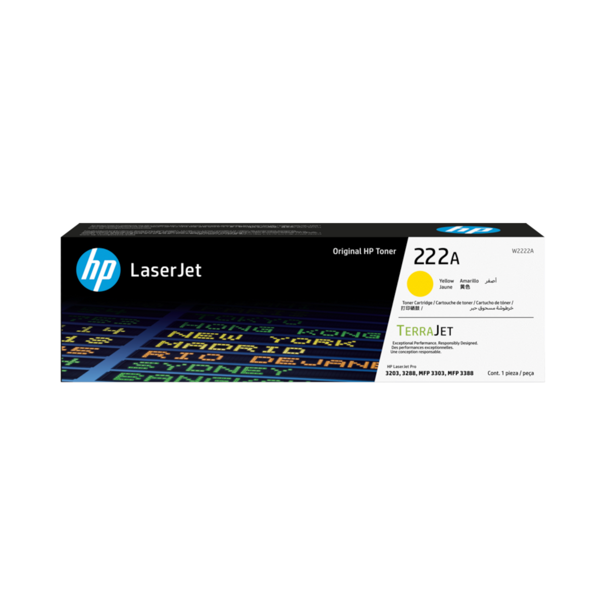 HP 222A Yellow Toner Cartridge
