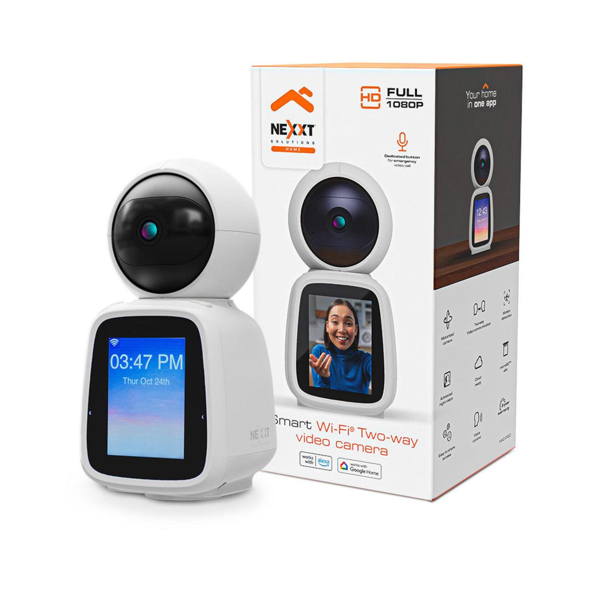 Nexxt NHC-IP20 2MP PTZ Indoor Wi-Fi Camera