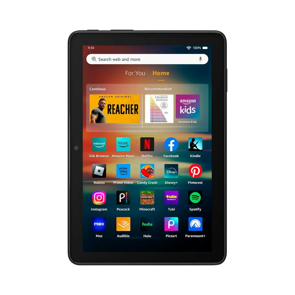Amazon Fire HD 8 2024 (8″) — 32 GB · Black