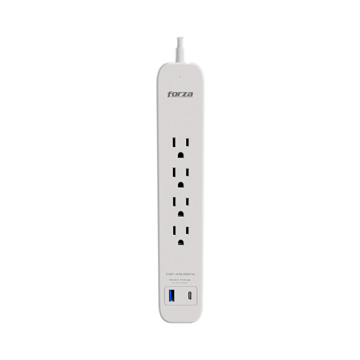 Forza FSP-411USBCW 4-Outlet Surge Protector