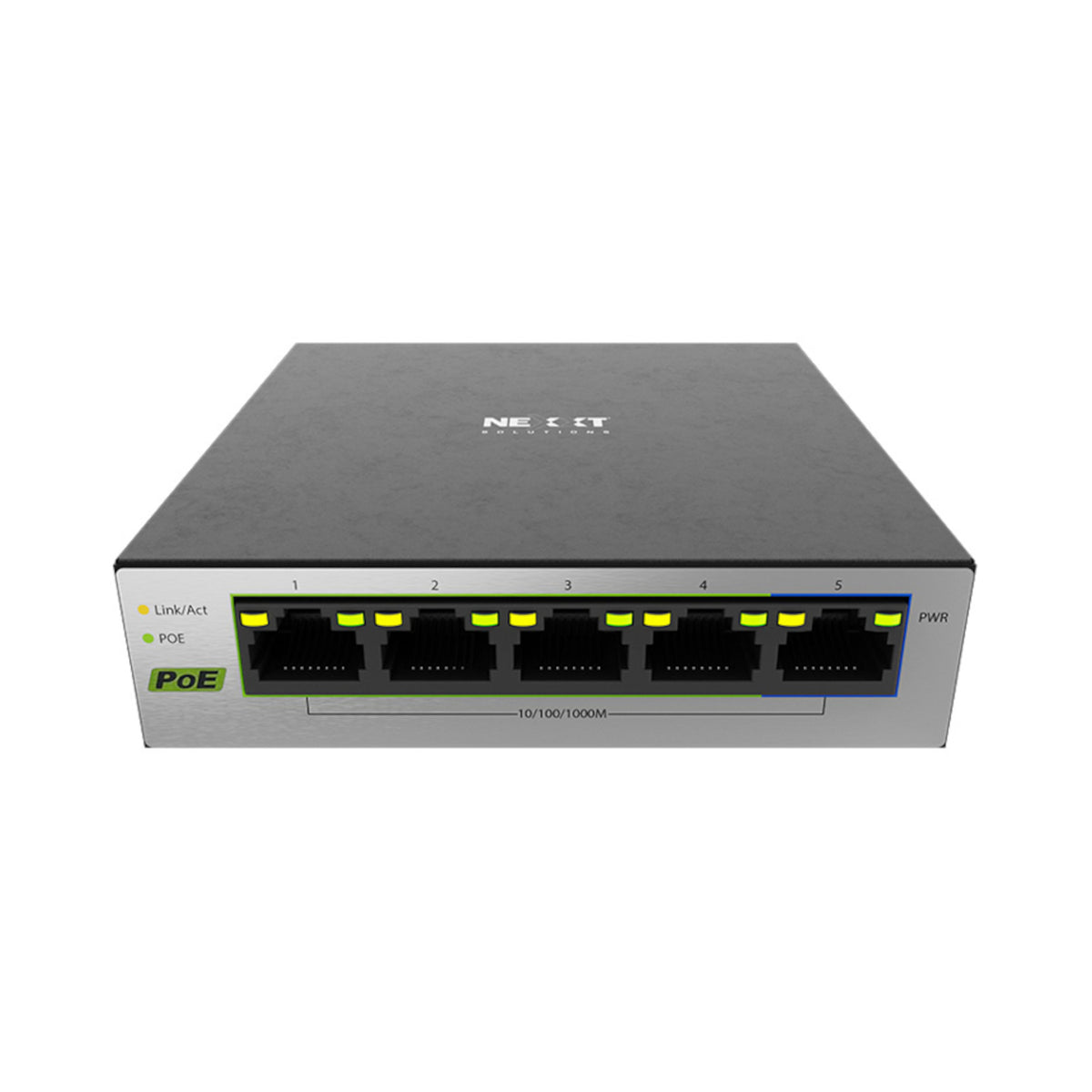 Nexxt Vertex501 5-Port Gigabit PoE+ Switch