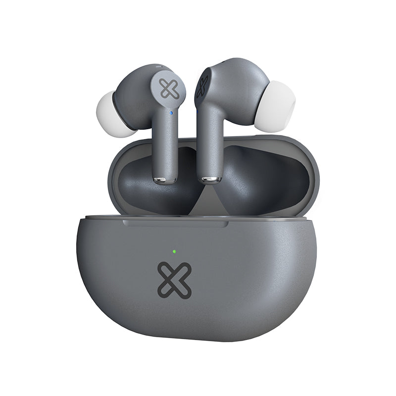 KlipXtreme KTE-015GR Buds-Fi ENC Bluetooth Earbuds Gray