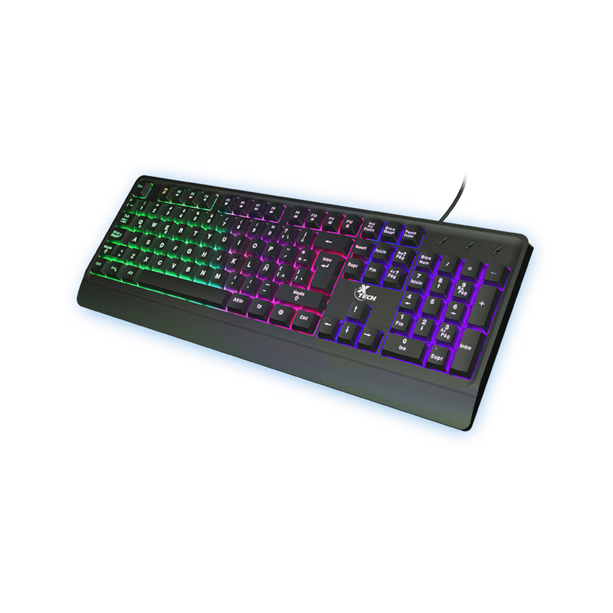 Xtech XTK505S Chevalier LED Spanish Gaming Keyboar