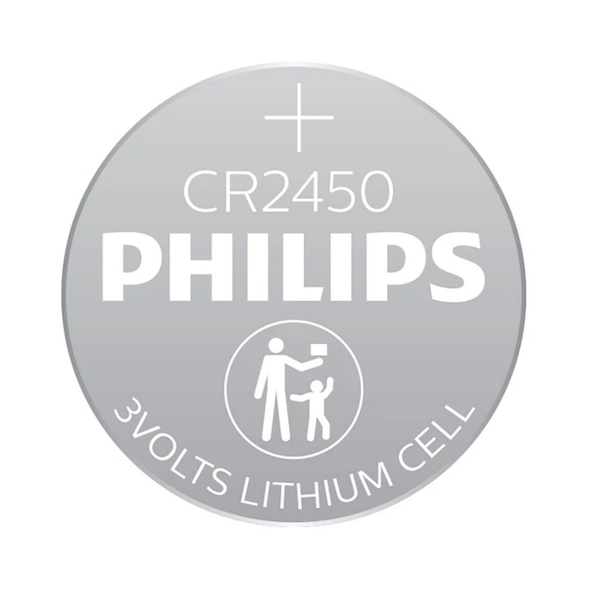Philips CR2450 3V Lithium Coin Cell Battery