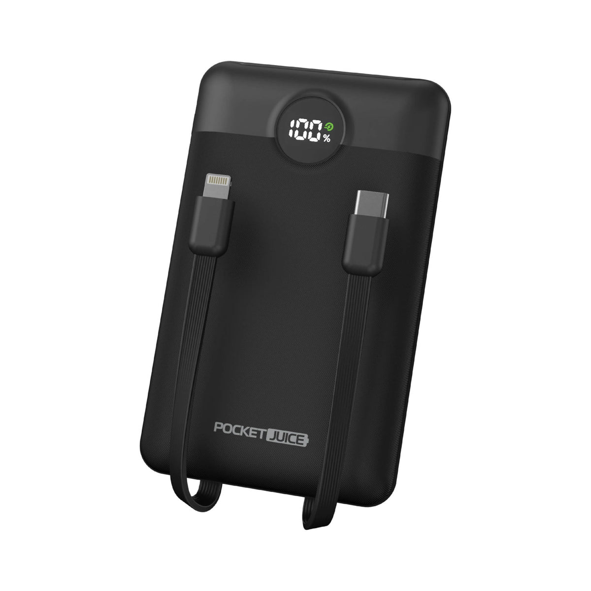 Pocket Juice Force 10000mAh PD 20W Power Bank Black