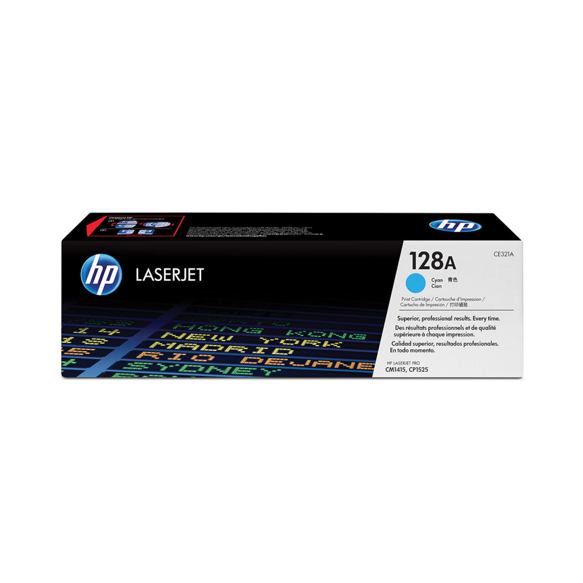 HP 128A Cyan Toner Cartridge