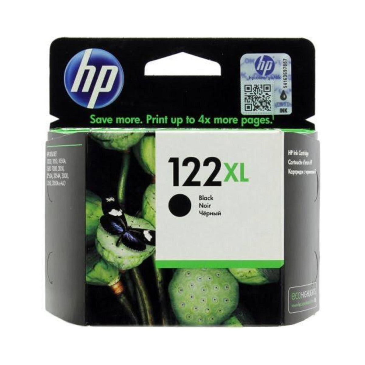 HP 122XL Black Ink Cartridge