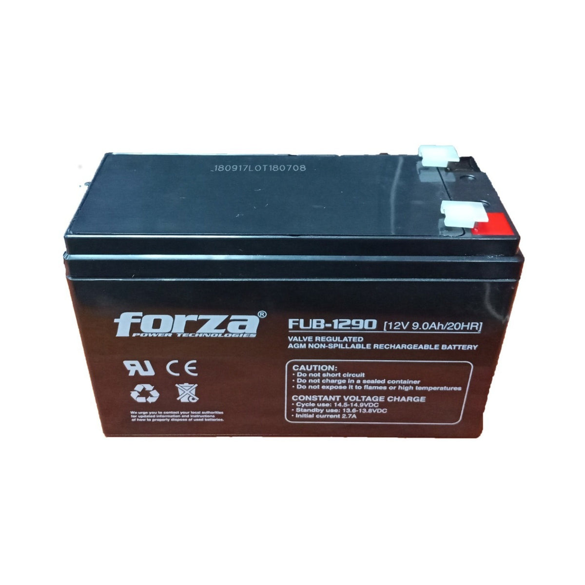 Forza FUB-1290 UPS Battery (12 V, 9 Ah)