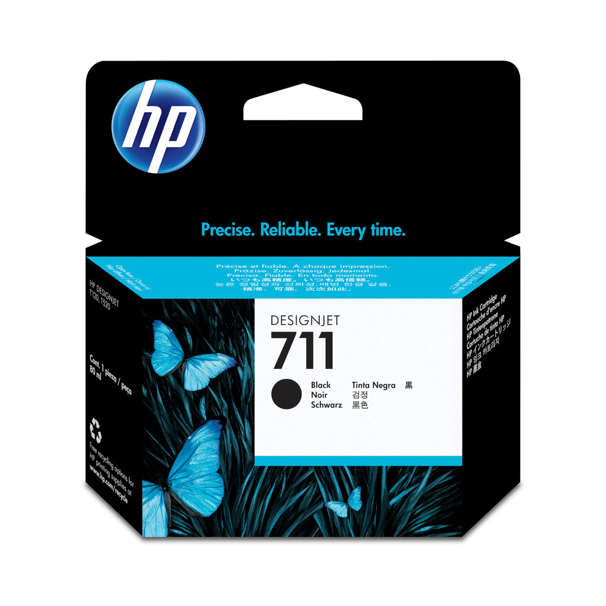 HP 711 Black Ink Cartridge