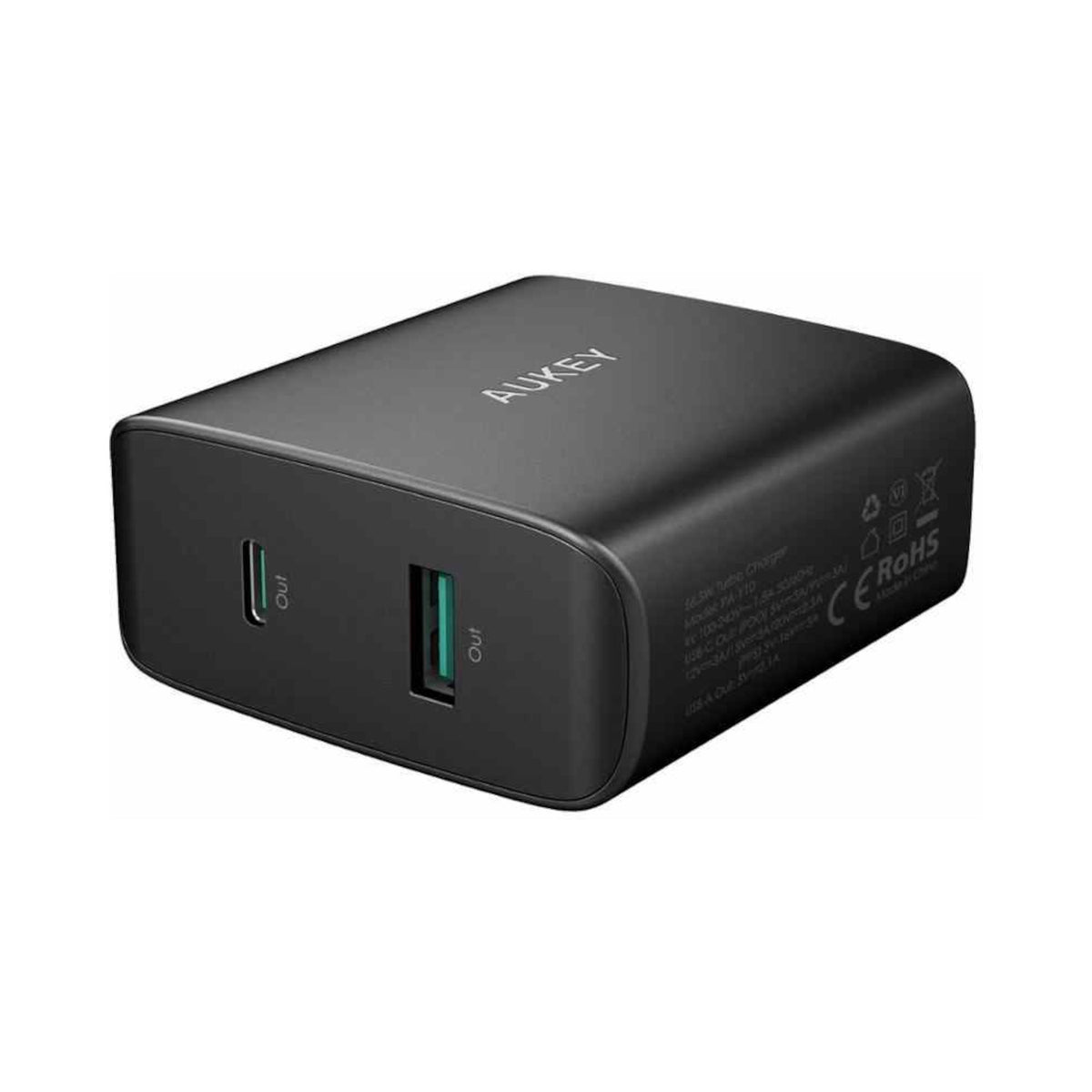 AUKEY PA-Y10 56.5W USB-C Wall Charger