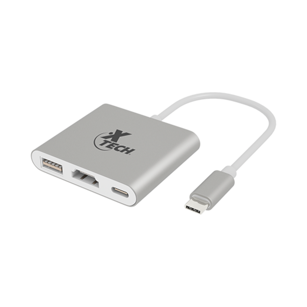 Xtech XTC-565 USB-C to 3-in-1 Adapter