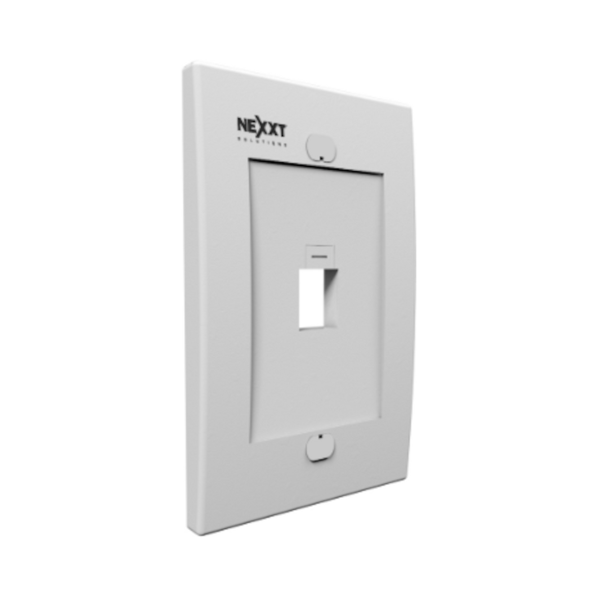 Nexxt 1-Port Network Wall Plate White