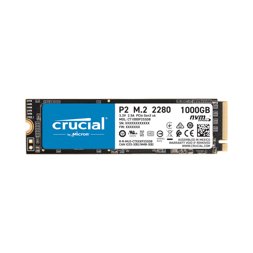 Crucial 1TB SSD NVMe M.2