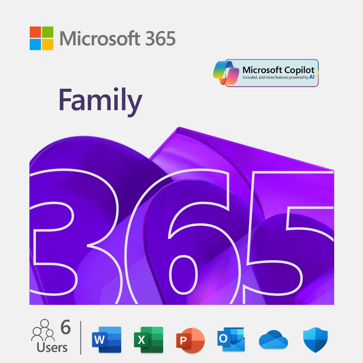 Microsoft Office 365 Family (1-Year License, 6 Users)