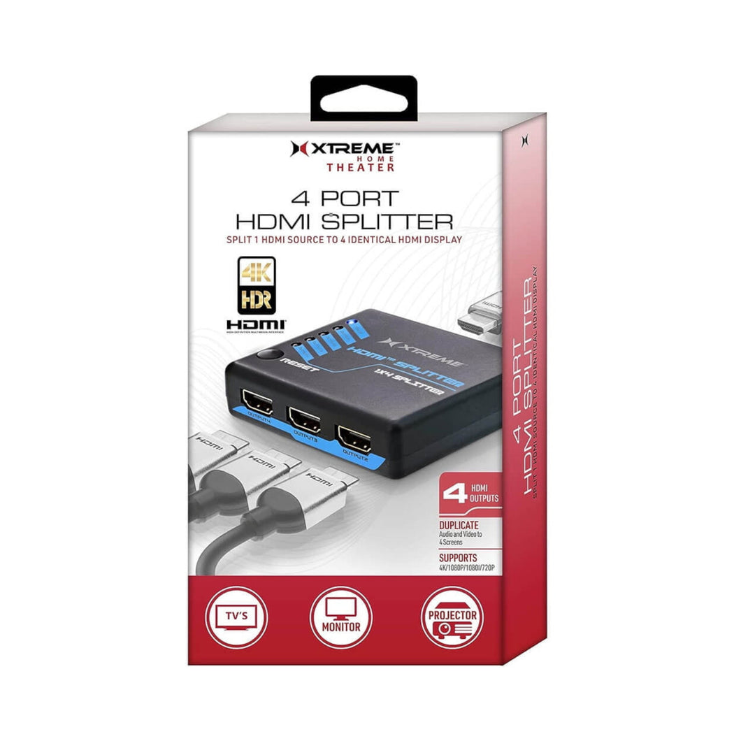 Xtreme HDMI 1X 4 Splitter