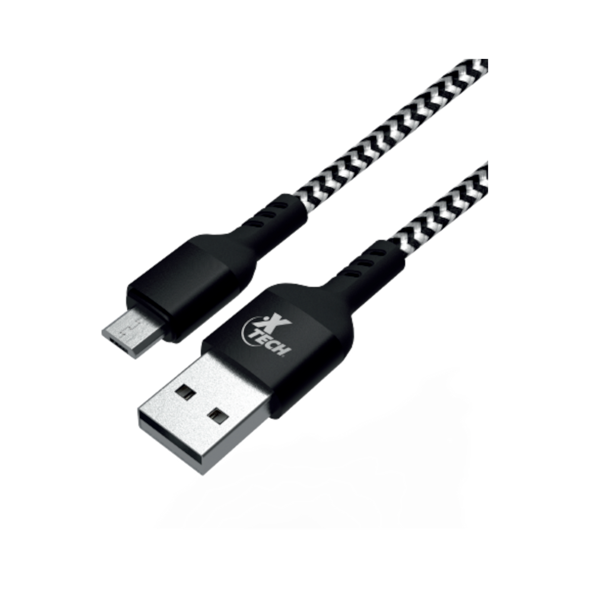 Xtech XTC-366 USB 2.0 to Micro-USB Braided Cable 6 ft