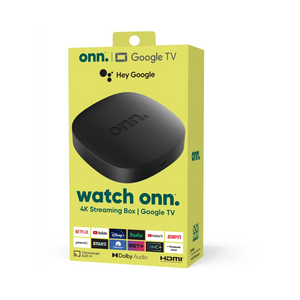 ONN Streaming Box 4K Streaming Wi-Fi Android TV