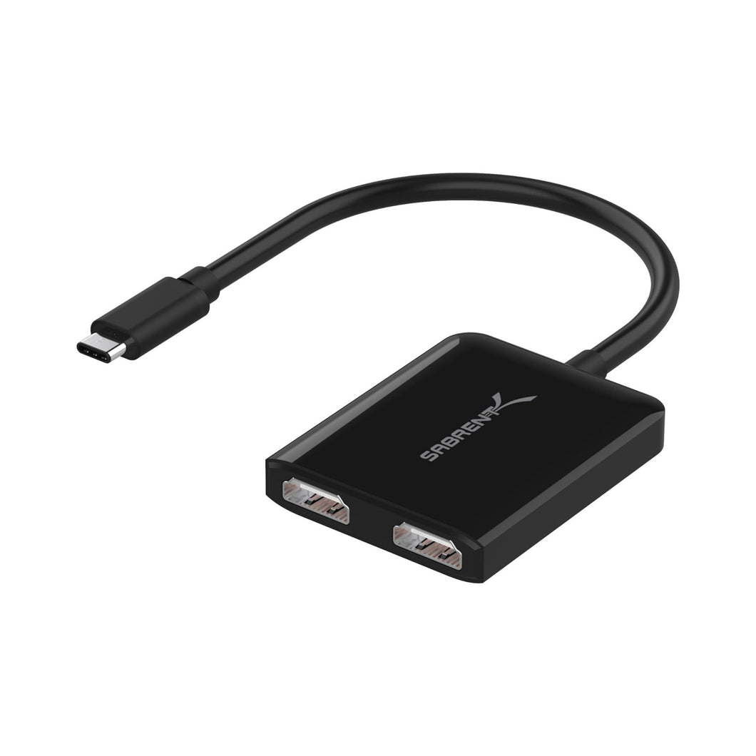 Sabrent USB-C to Dual HDMI Adapter