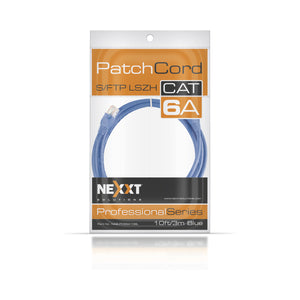 Nexxt Patch Cable Cat6A LSZH 10ft