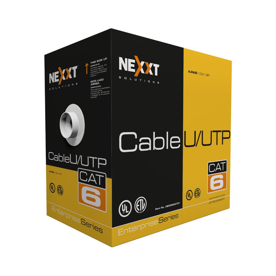 Nexxt UTP Cable Cat6 Box 1000ft. RED