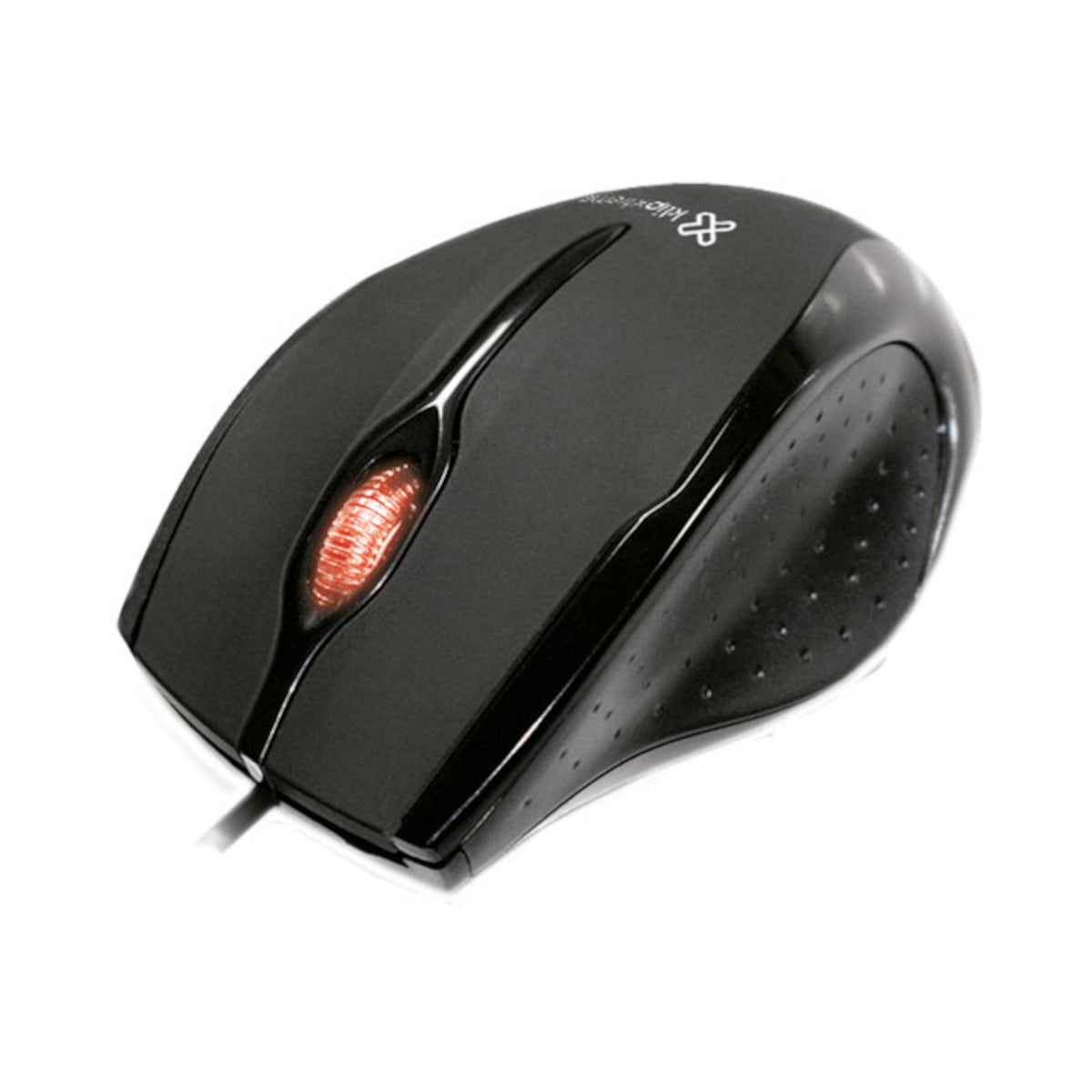 KlipXtreme KMO-104 Ebony Optical Mouse Wired