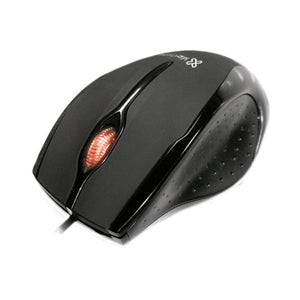 KlipX Ebony Optical Mouse With USB Connection