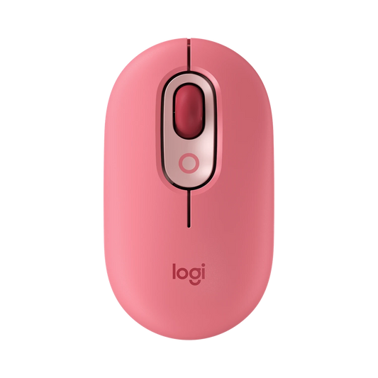Logitech Pop Wireless Scroll Mouse Heatbreak Rose