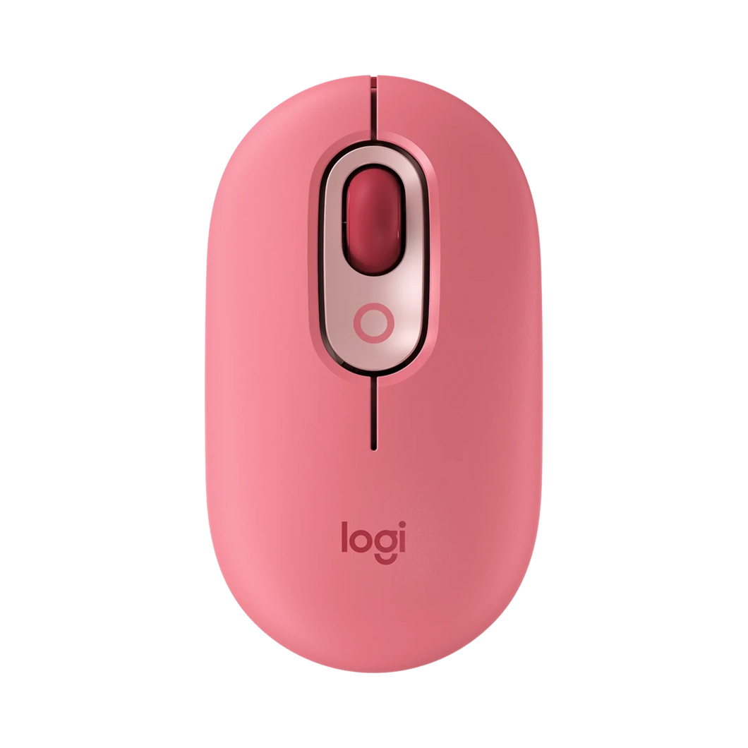 Logitech Pop Wireless Scroll Mouse Heatbreak Rose