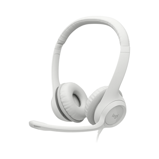 Logitech H390 Headset USB White
