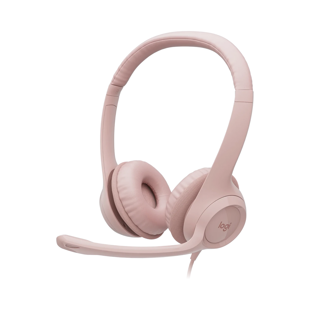 Logitech H390 Headset USB Pink