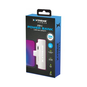 Xtreme USB C Mini Power Bank White