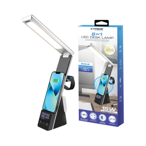 Xtreme 5 in 1 LED Desk Lamp 15W Wireless Charger