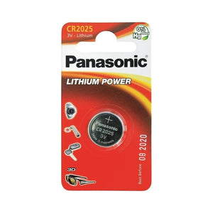 Panasonic CR2025 3 Volt Lithium Coin Battery