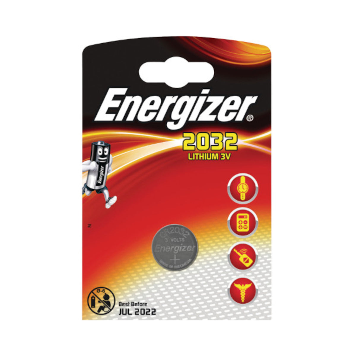 Energizer CR2032 3V Lithium Battery