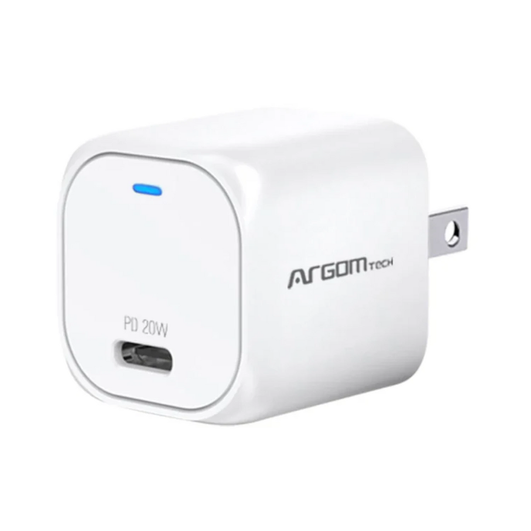 Argom 20W Nano PD Type-C Wall Charger White