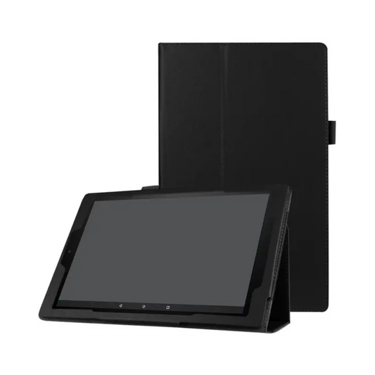 Generic Fire HD8 2022 Case Leather Black