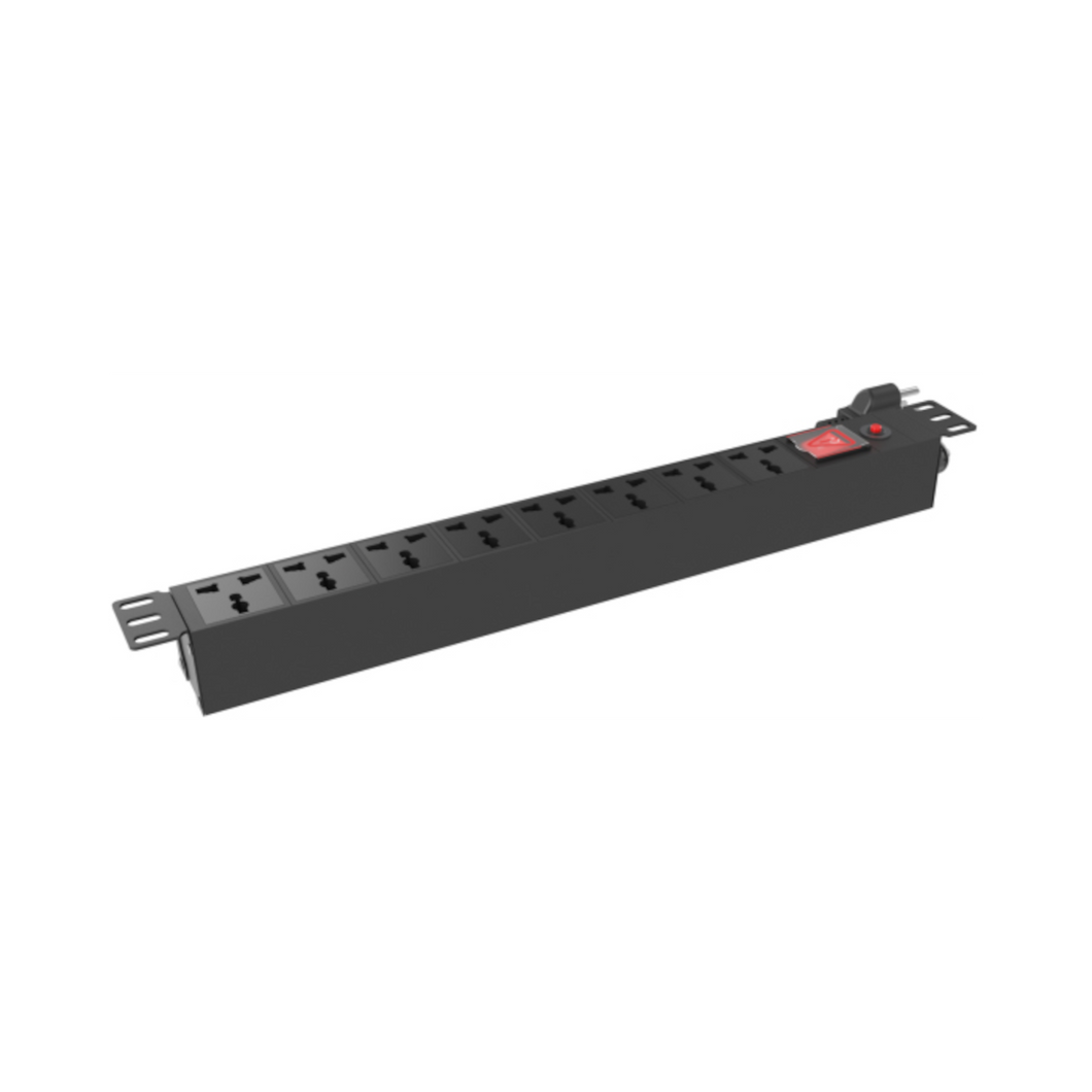 Nexxt Rack mount power strip 8 outlets, 220VAC