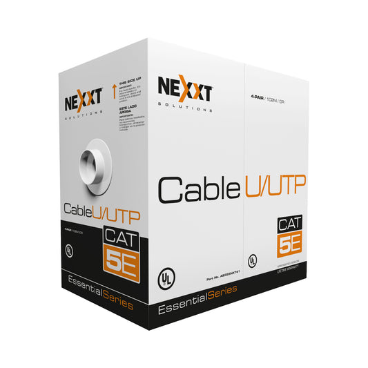Nexxt U/UTP Cable 4 Pairs Cat5e, 25AWG Gauge, 328 ft