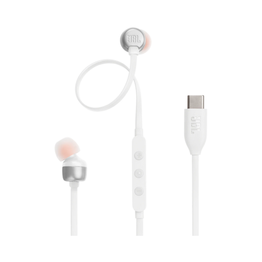 JBL Tune 310C USB C Earphone White