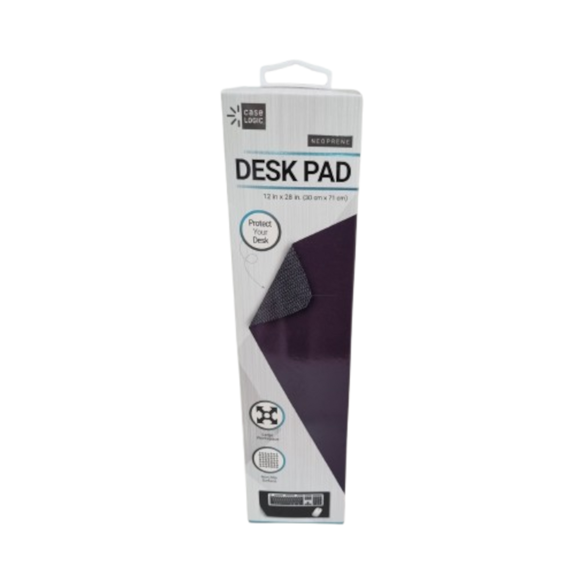 Case Logic Desk Pad 12x28in Neoprene Black