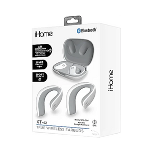 iHome XT-42 Wireless Earbuds White