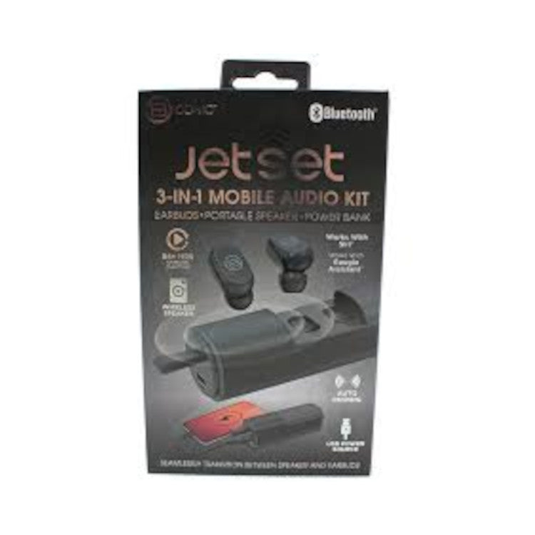 Bionic Jesset Earbuds 3 in 1 Mobile Audio kit BK