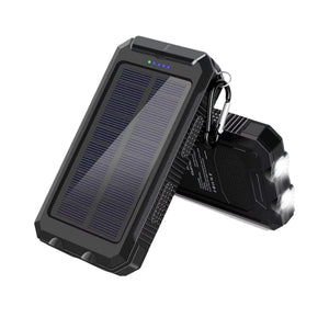 Xtreme Solar Power Bank Dual USB A Black