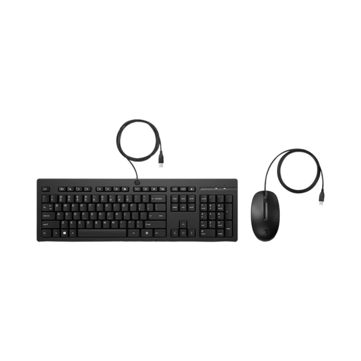 HP 225 Wired Keyboard and Mouse Set — Spanish